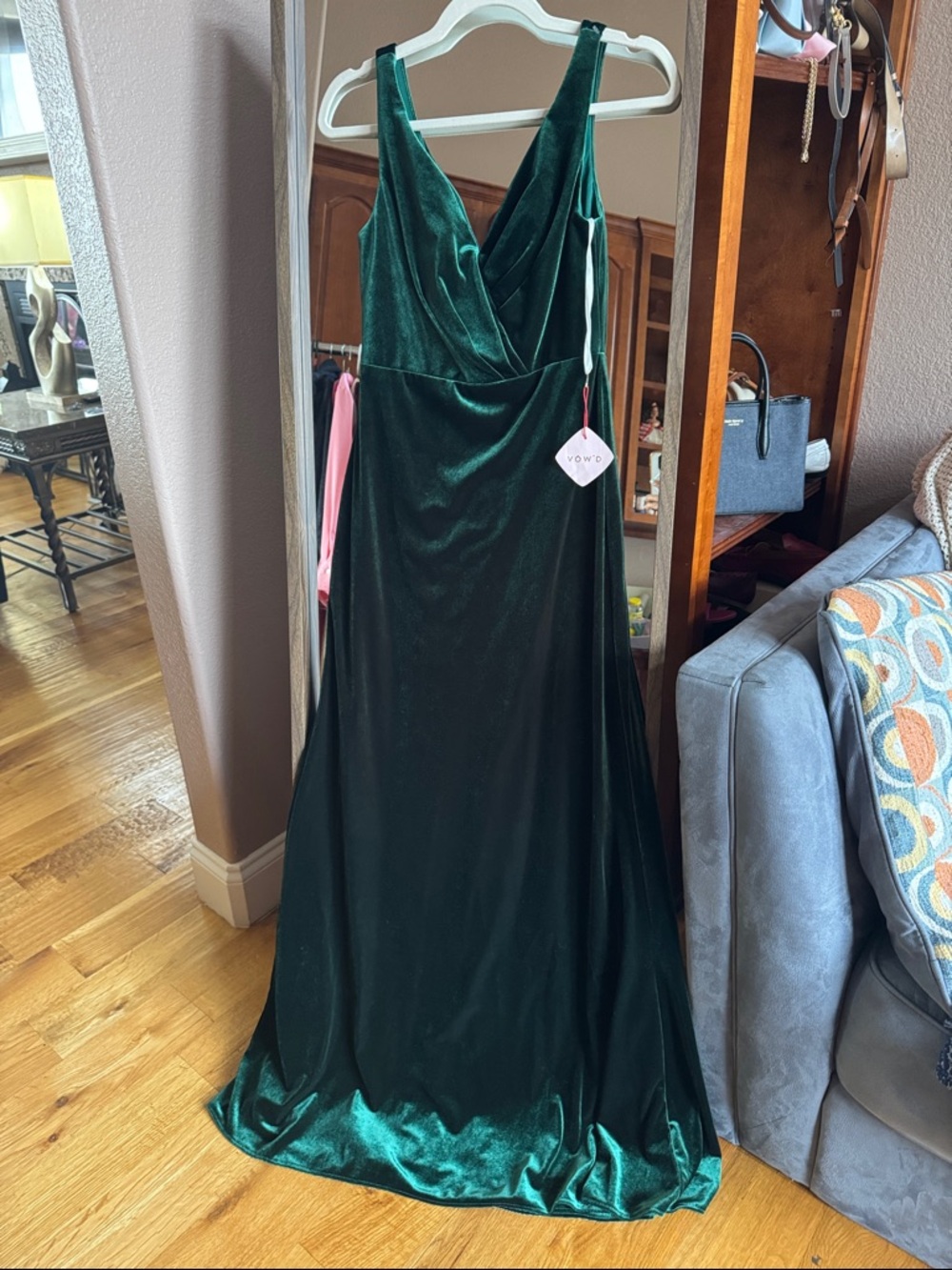 Vow’d Hunter Green Wedding Dress